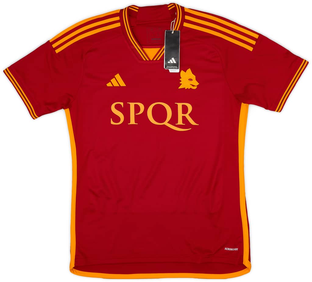 2023-24 Roma Home Shirt Lukaku #90 (M)
