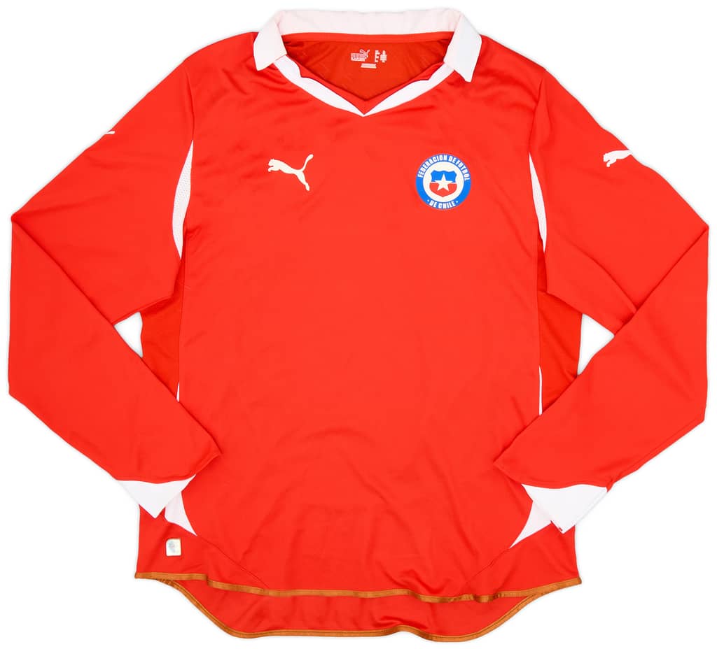 2011-12 Chile Home L/S Shirt - 9/10 - (XL)