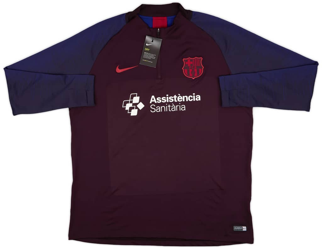 2019-20 Barcelona Nike 1/4 Zip Training Top (XXL)
