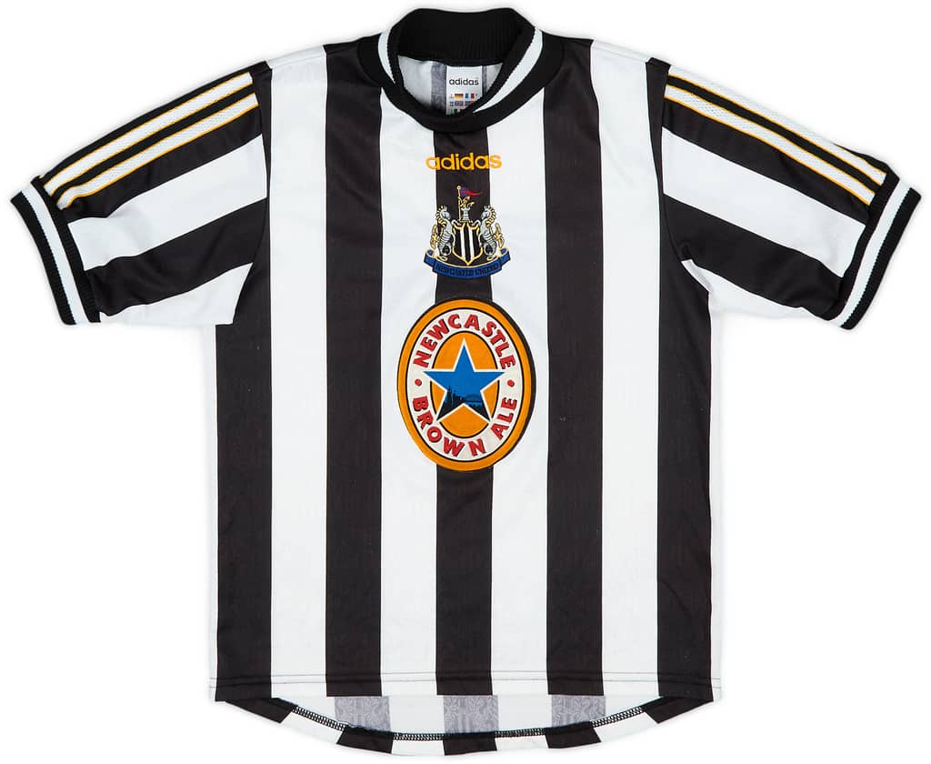 1997-99 Newcastle Home Shirt - 9/10 - (L.Boys)