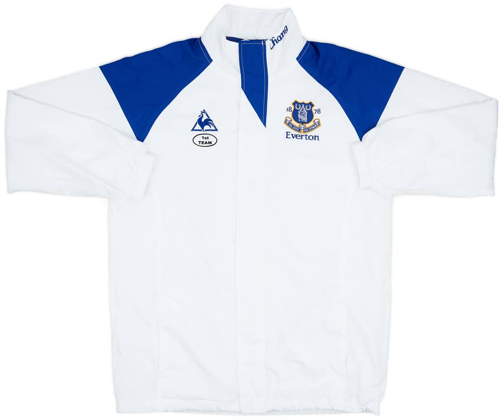 2009-10 Everton Player Issue Le Coq Sportif Rain Jacket - 8/10 - (L)