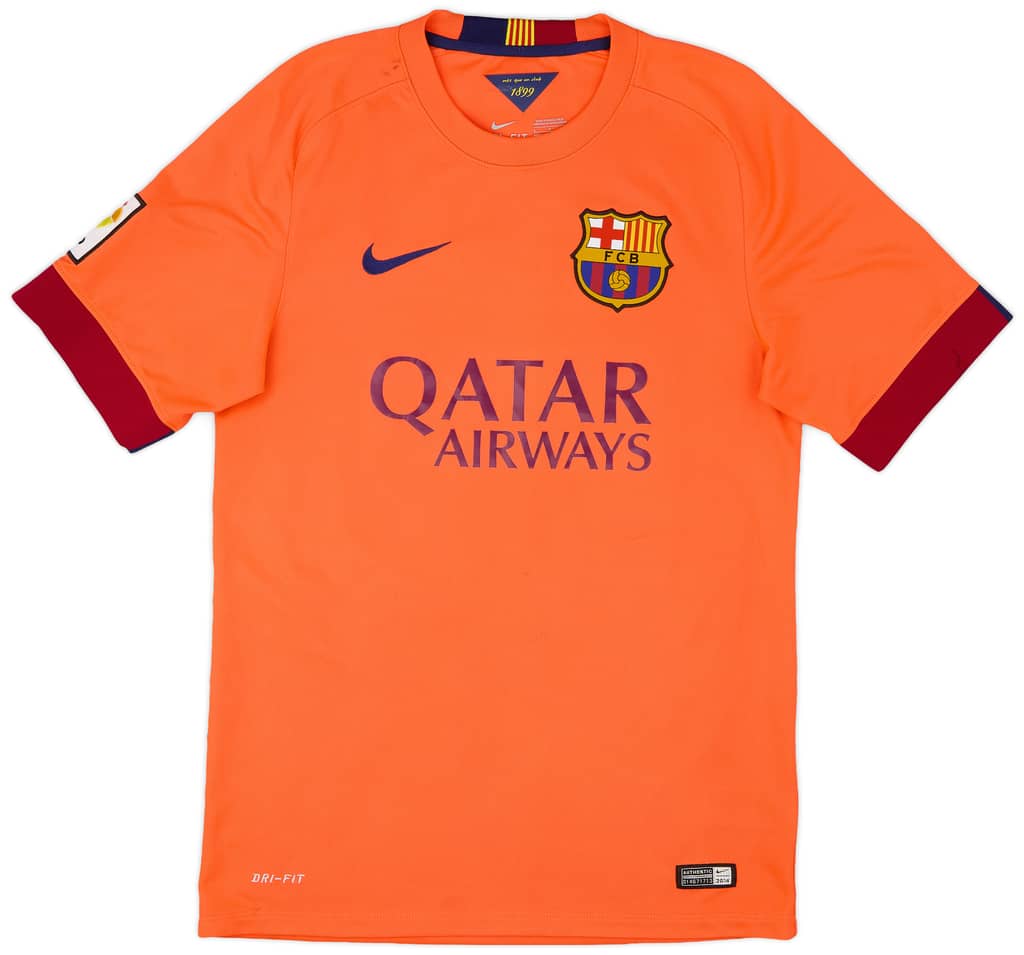 2014-15 Barcelona Away Shirt Messi #10 - 6/10 - (S)