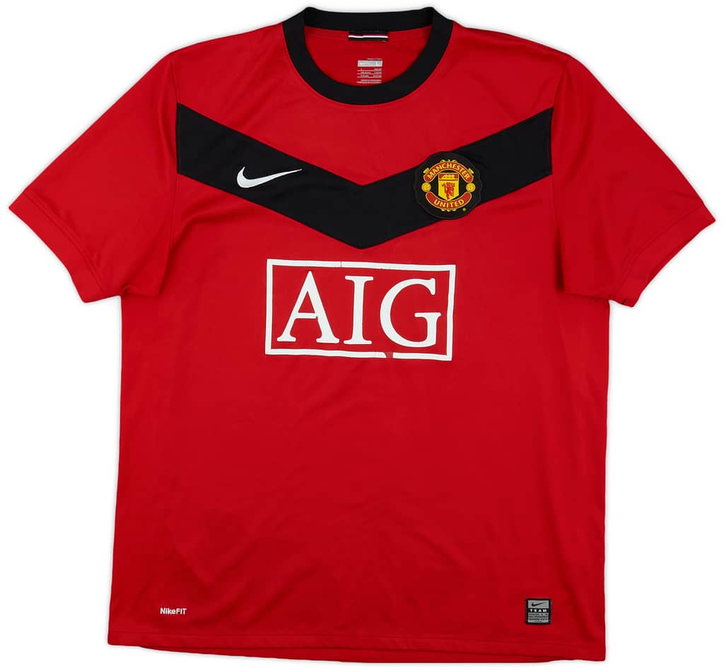 2009-10 Manchester United Home Shirt - 5/10 - (L)