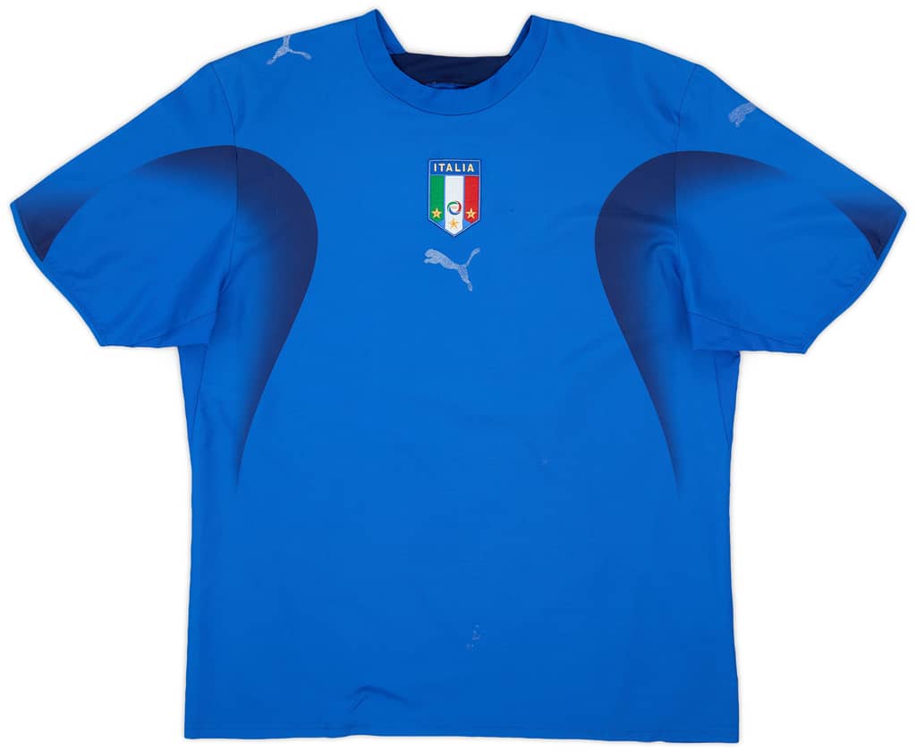 2006 Italy Home Shirt - 4/10 - (L)