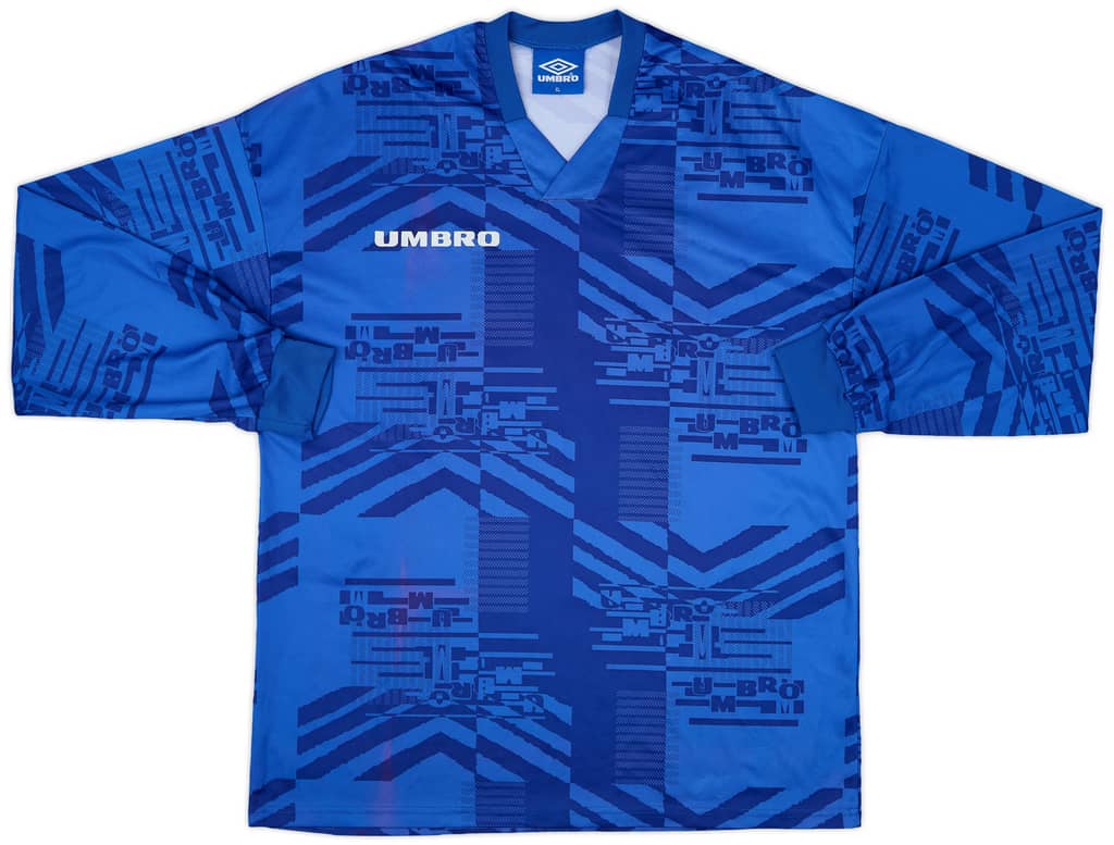 1990s Umbro Template L/S Shirt #9 - 6/10 - (XL)
