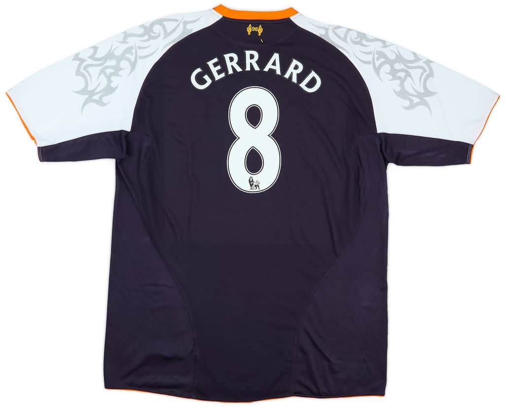 2012-13 Liverpool Third Shirt Gerrard #8 - 9/10 - (3XL)