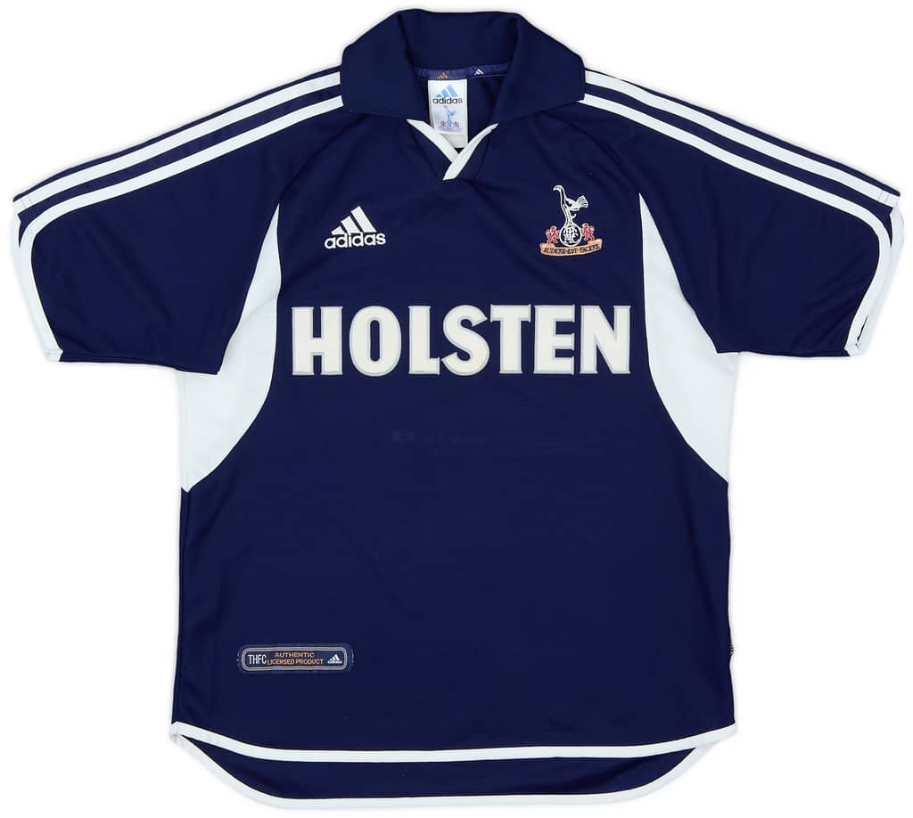 2000-01 Tottenham Away Shirt Carr #2 - 7/10 - (XL.Boys)