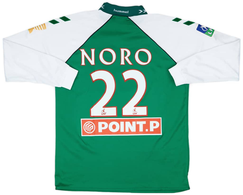 2004-05 Sedan Ardennes Match Issue Coupe de la Ligue Home Shirt Noro #22