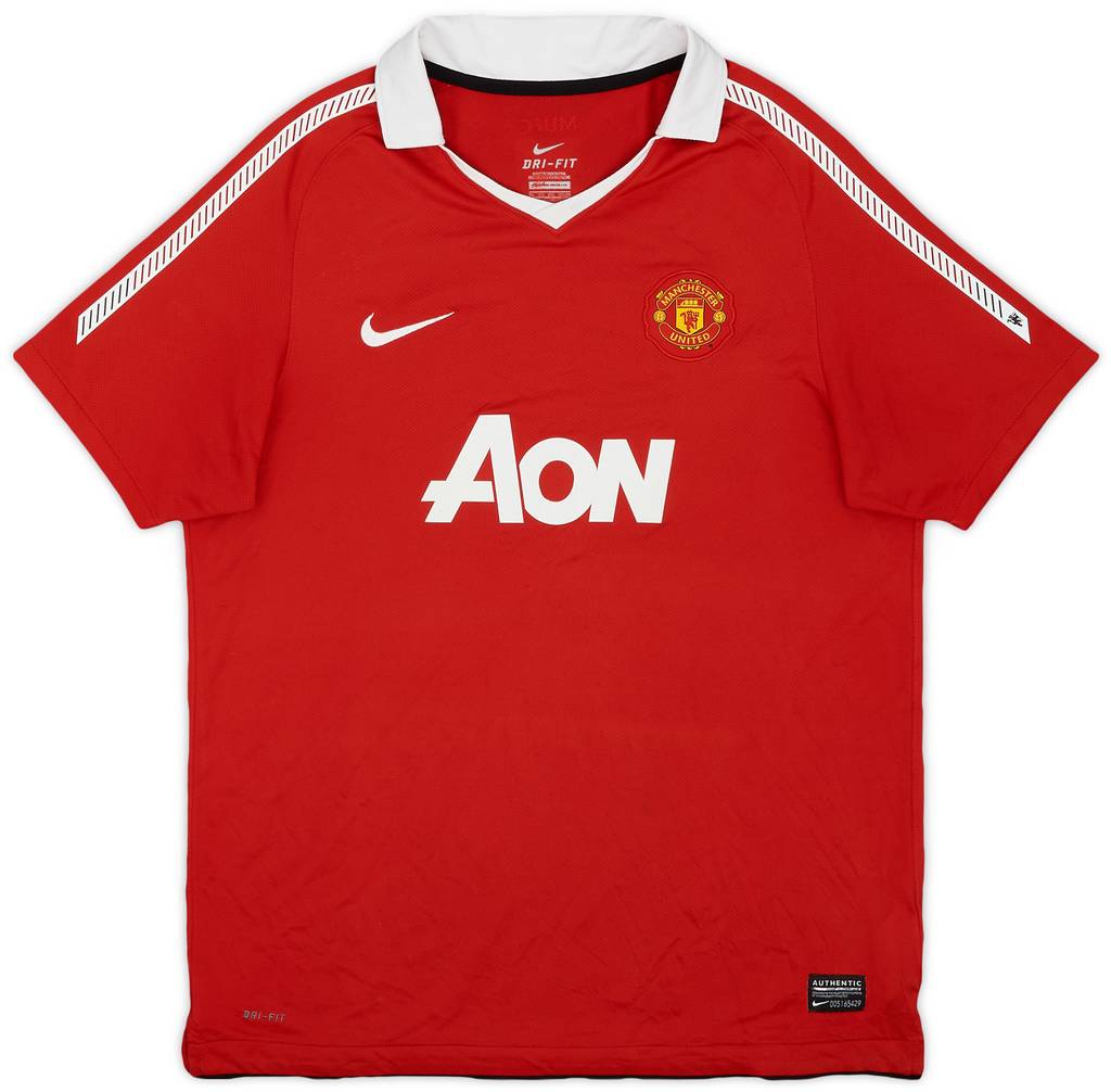 2010-11 Manchester United Home Shirt - 7/10 - (XL.Boys)