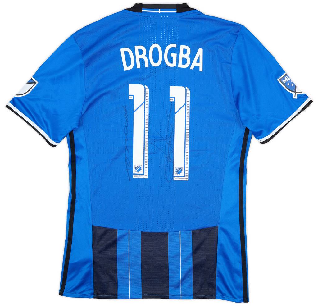 2016 Montreal Impact Player Issue Signed Home Shirt Drogba #11 - 8/10 - (M)