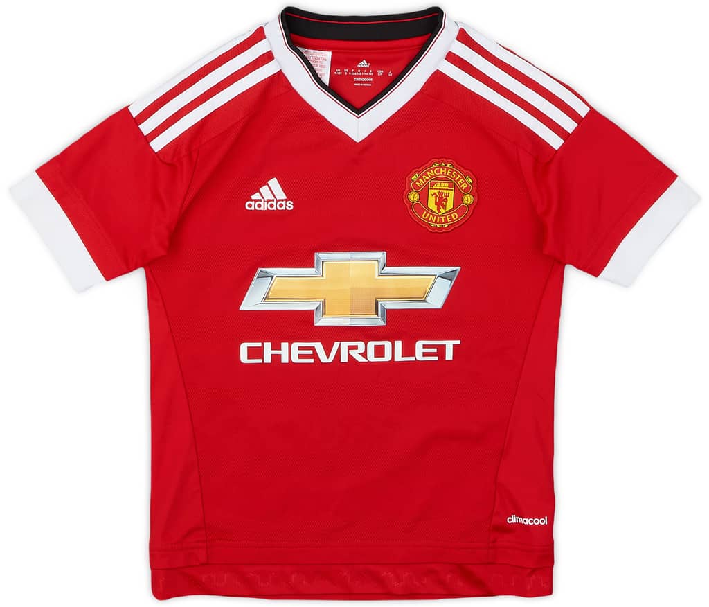2015-16 Manchester United Home Shirt - 8/10 - (S.Boys)