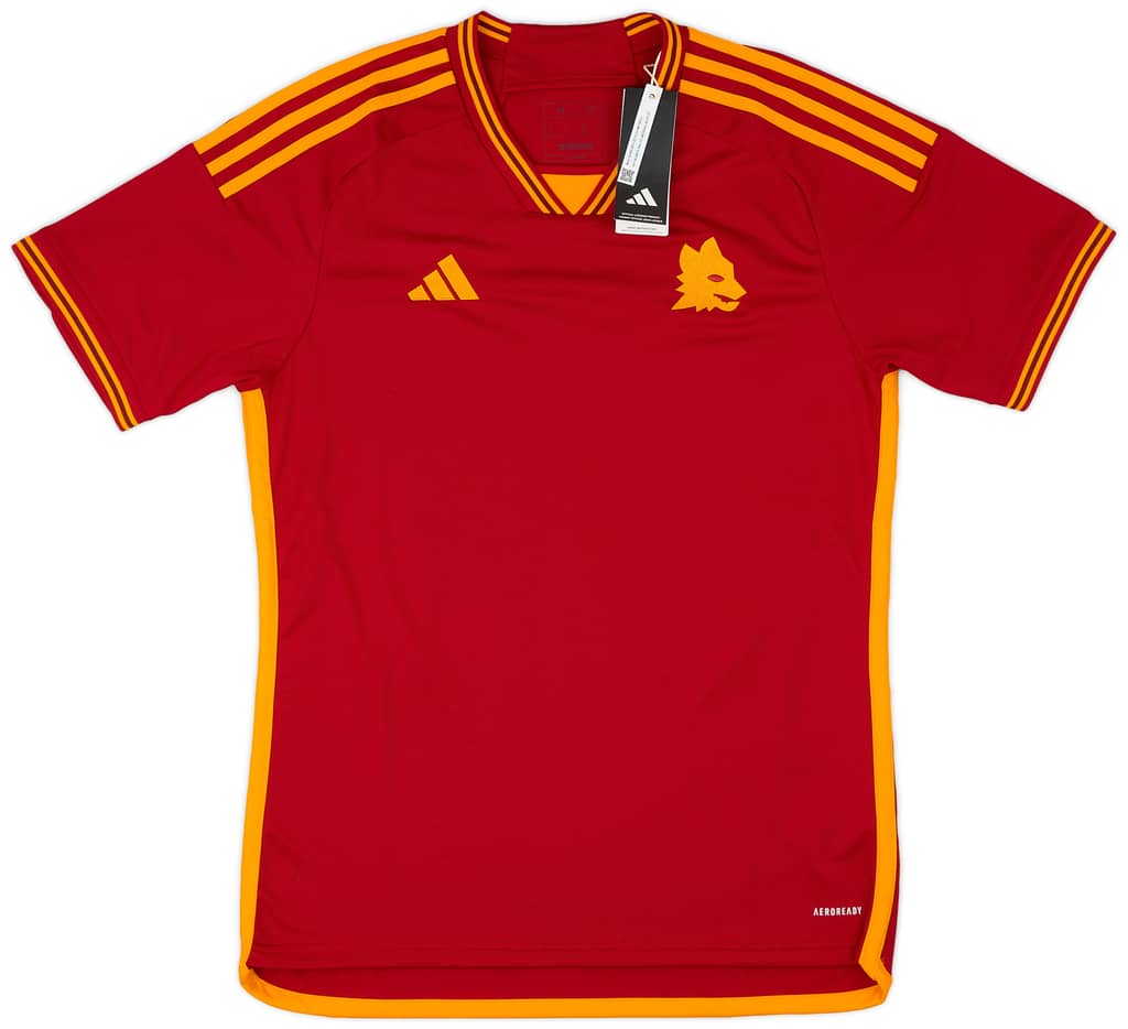 2023-24 Roma Home Shirt Lukaku #90 (M)