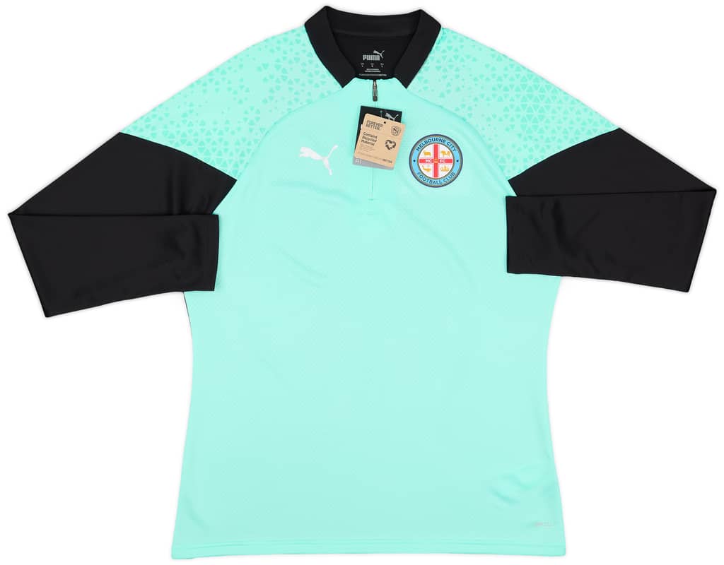 2023-24 Melbourne City Puma 1/4 Zip Training Top