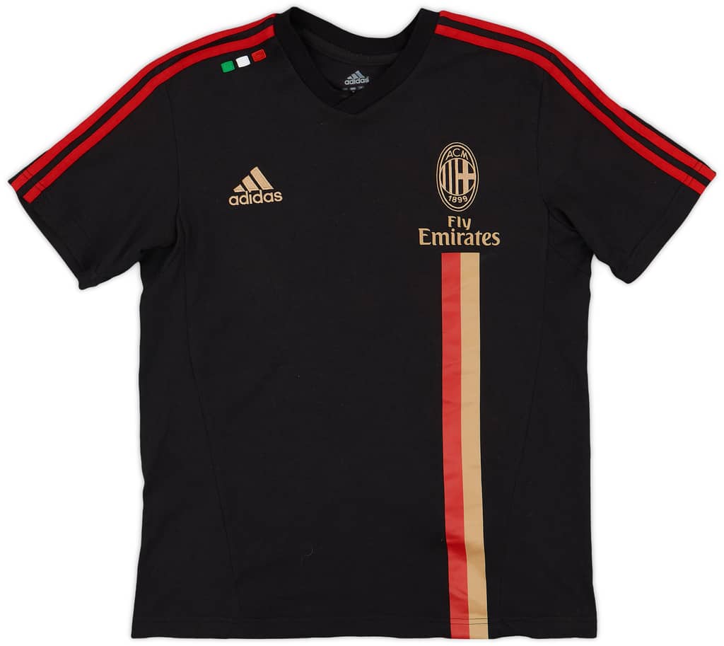 2011-12 AC Milan adidas Cotton Tee - 8/10 - (M/L)