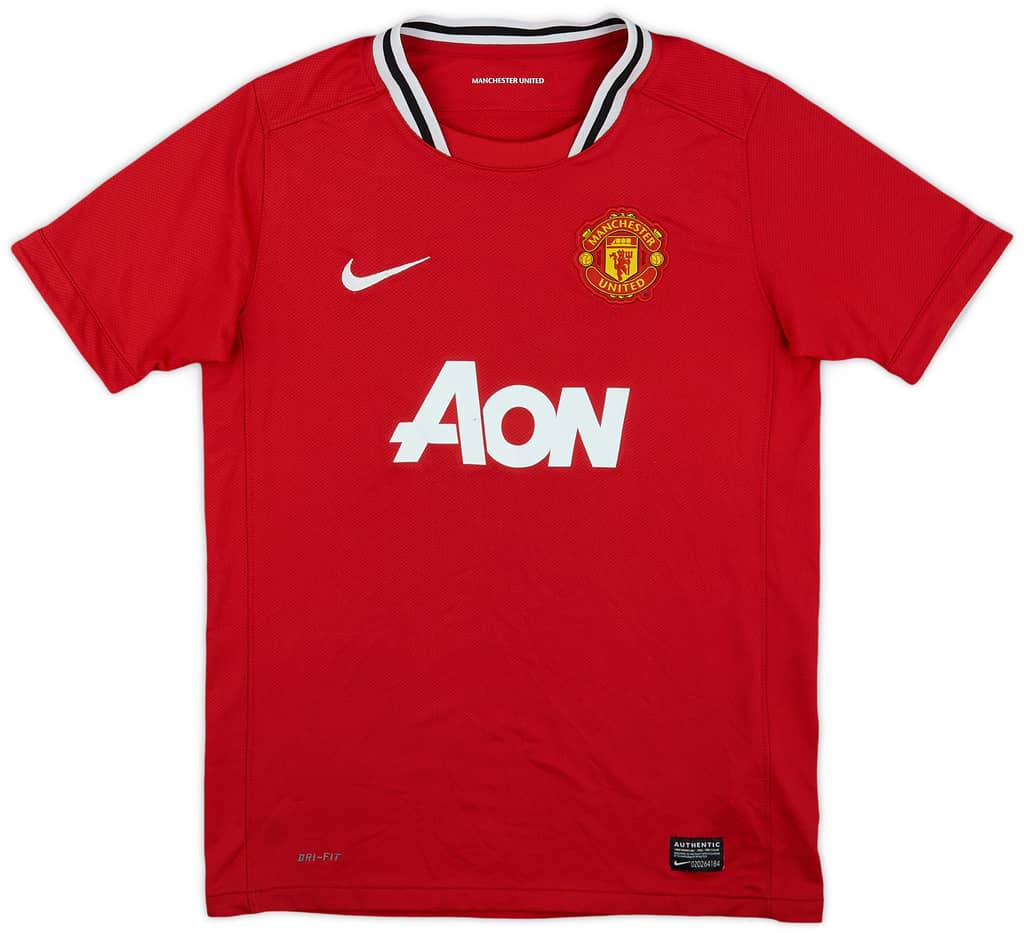 2011-12 Manchester United Home Shirt - 6/10 - (L.Boys)