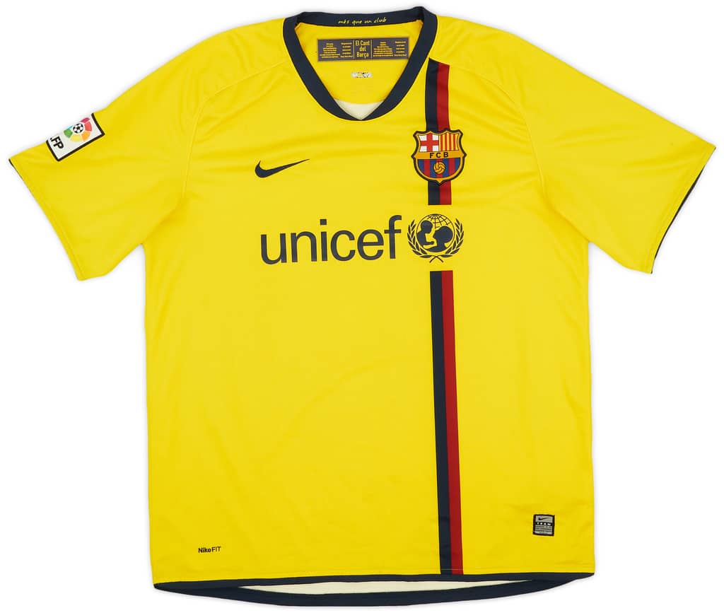 2008-10 Barcelona Away Shirt Messi #10 - 8/10 - (L)