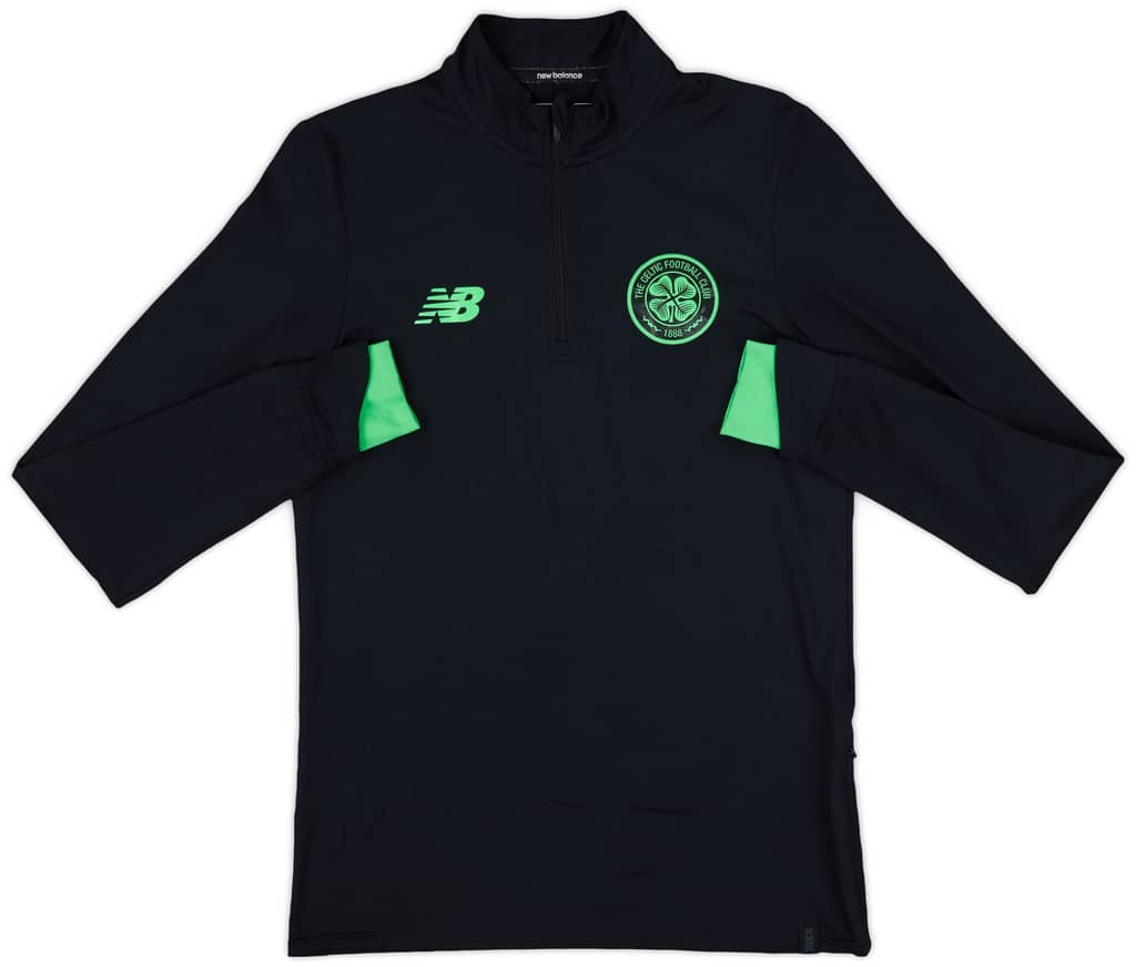 2017-18 Celtic New Balance 1/4 Zip Drill Top - 9/10 - (S)