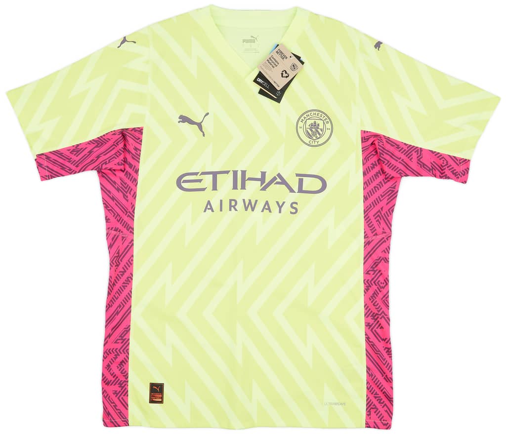 2023-24 Manchester City Player Issue GK S/S Shirt