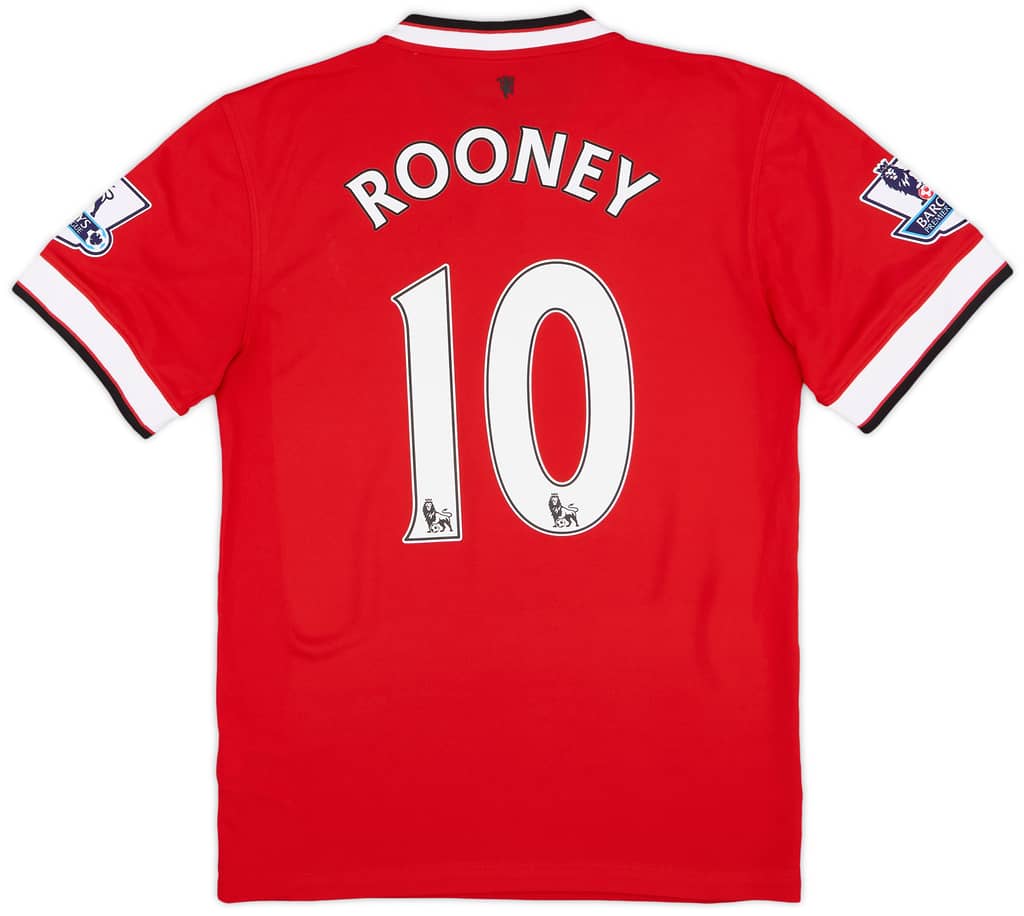 2014-15 Manchester United Home Shirt Rooney #10 - 8/10 - (S)