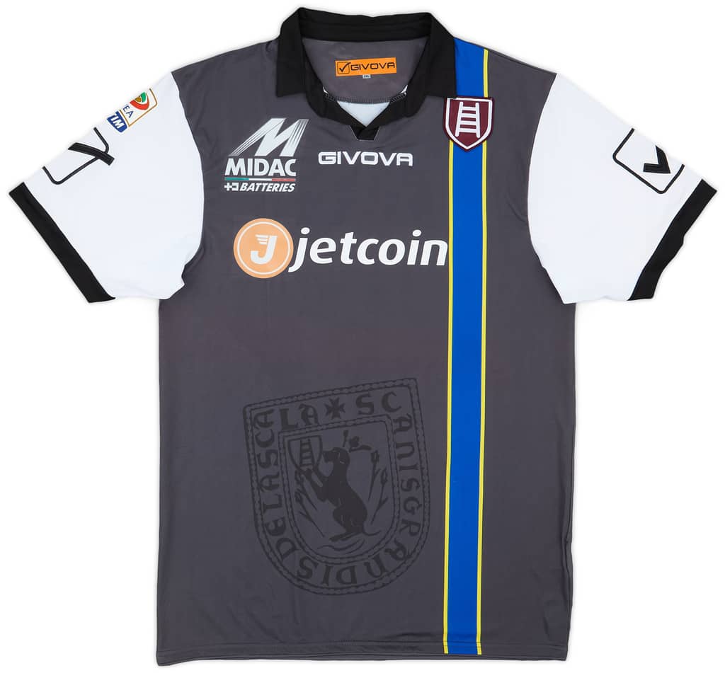2014-15 Chievo Verona Match Issue Away Shirt Gamberini #5