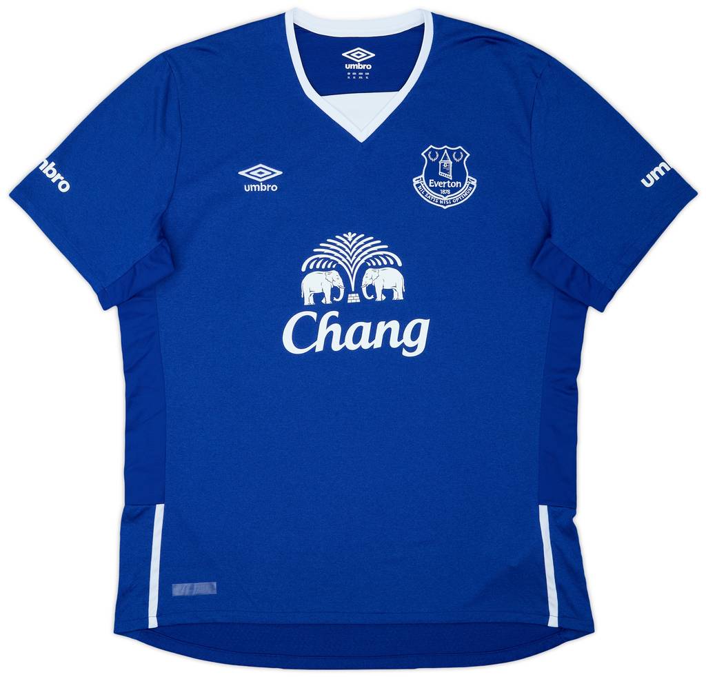 2015-16 Everton Home Shirt Oviedo #8 - 9/10 - (XL)