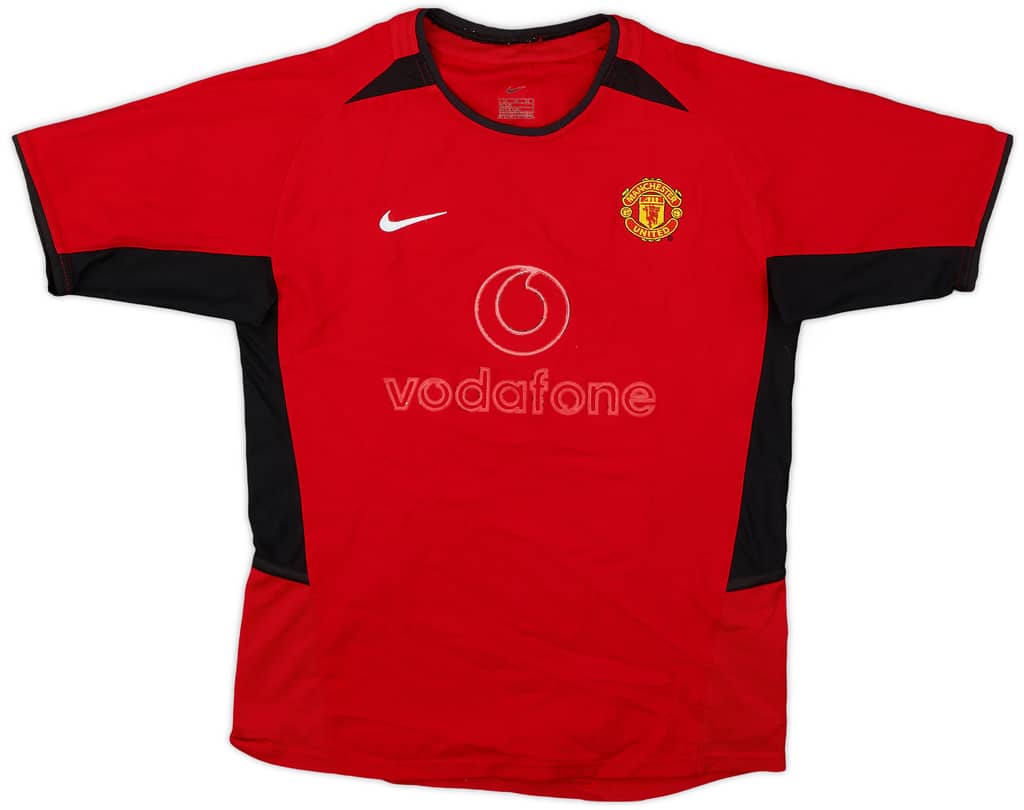 2002-04 Manchester United Home Shirt - 4/10 - (M.Boys)