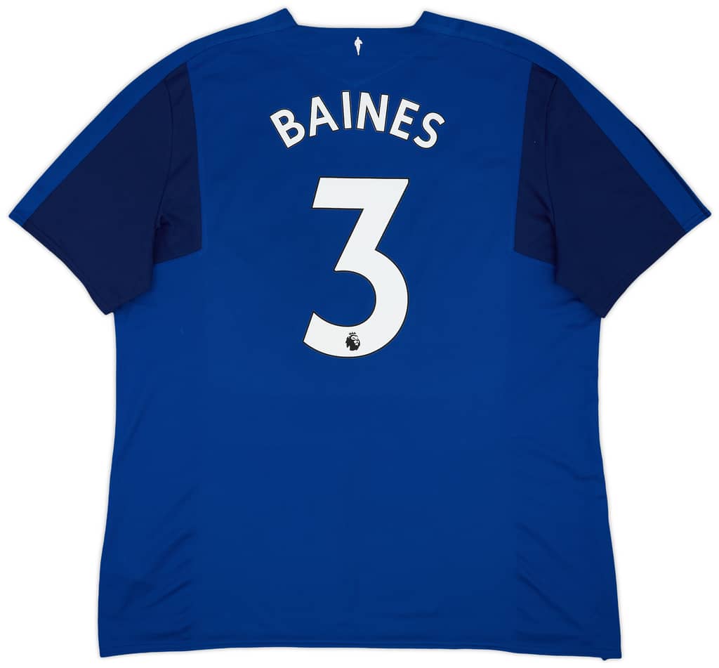 2017-18 Everton Home Shirt Baines #3 - 8/10 - (3XL)
