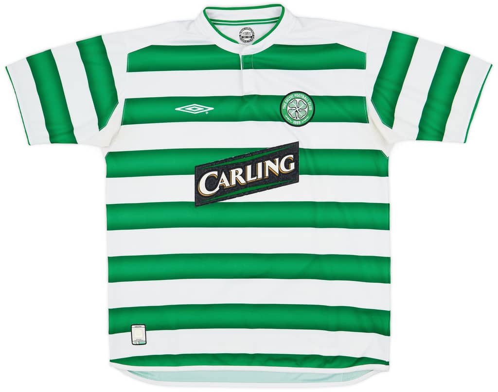 2003-04 Celtic Home Shirt Petrov #19 - 7/10 - (L)