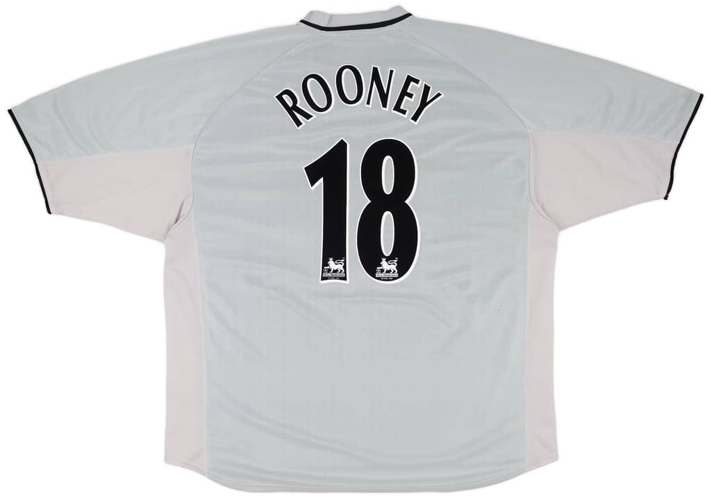 2001-02 Everton Away Shirt Rooney #18 - 8/10 - (XXL)