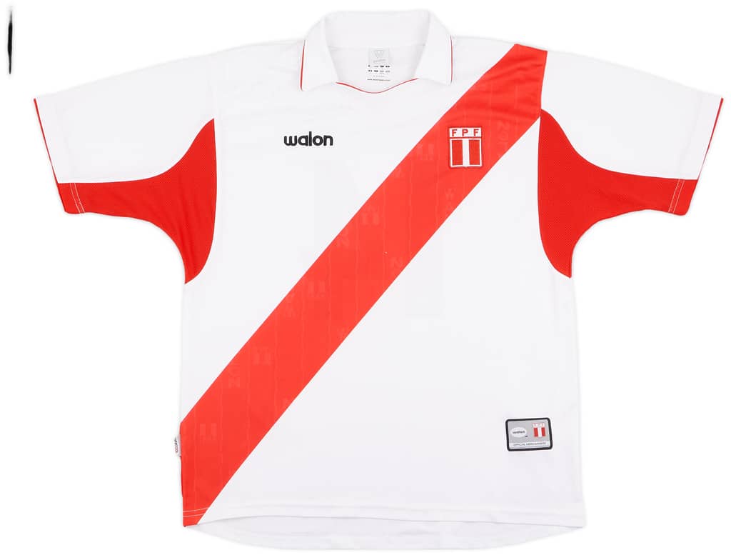 2006 Peru Home Shirt #14 - 9/10 - (L)
