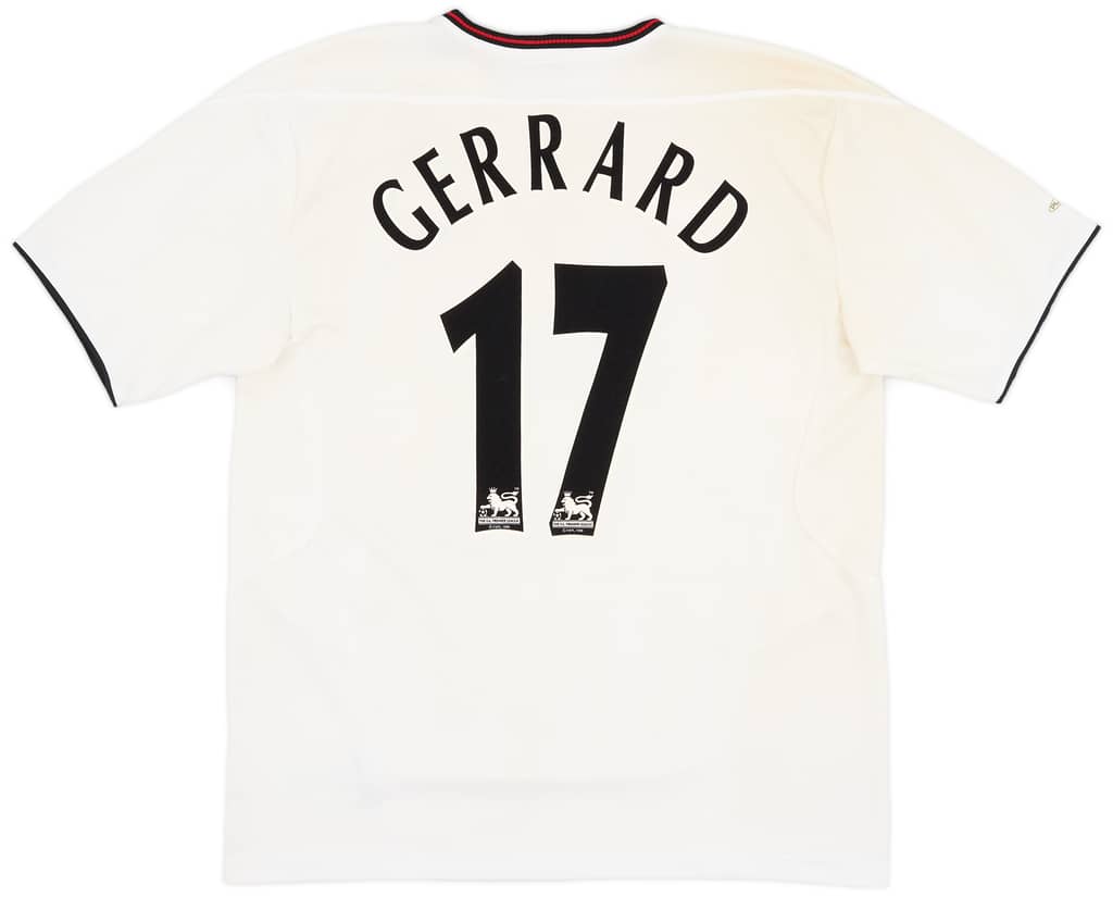 2003-04 Liverpool Away Shirt Gerrard #17 - 6/10 - (L)