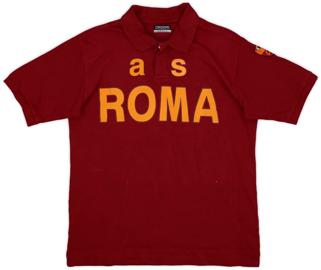 2003-04 Roma Kappa Polo Shirt - 9/10 - (S)