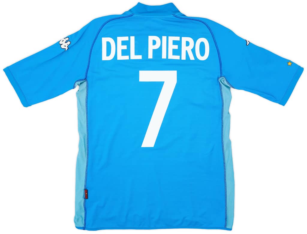 2002 Italy Home Shirt Del Piero #7 - 5/10 - (S)