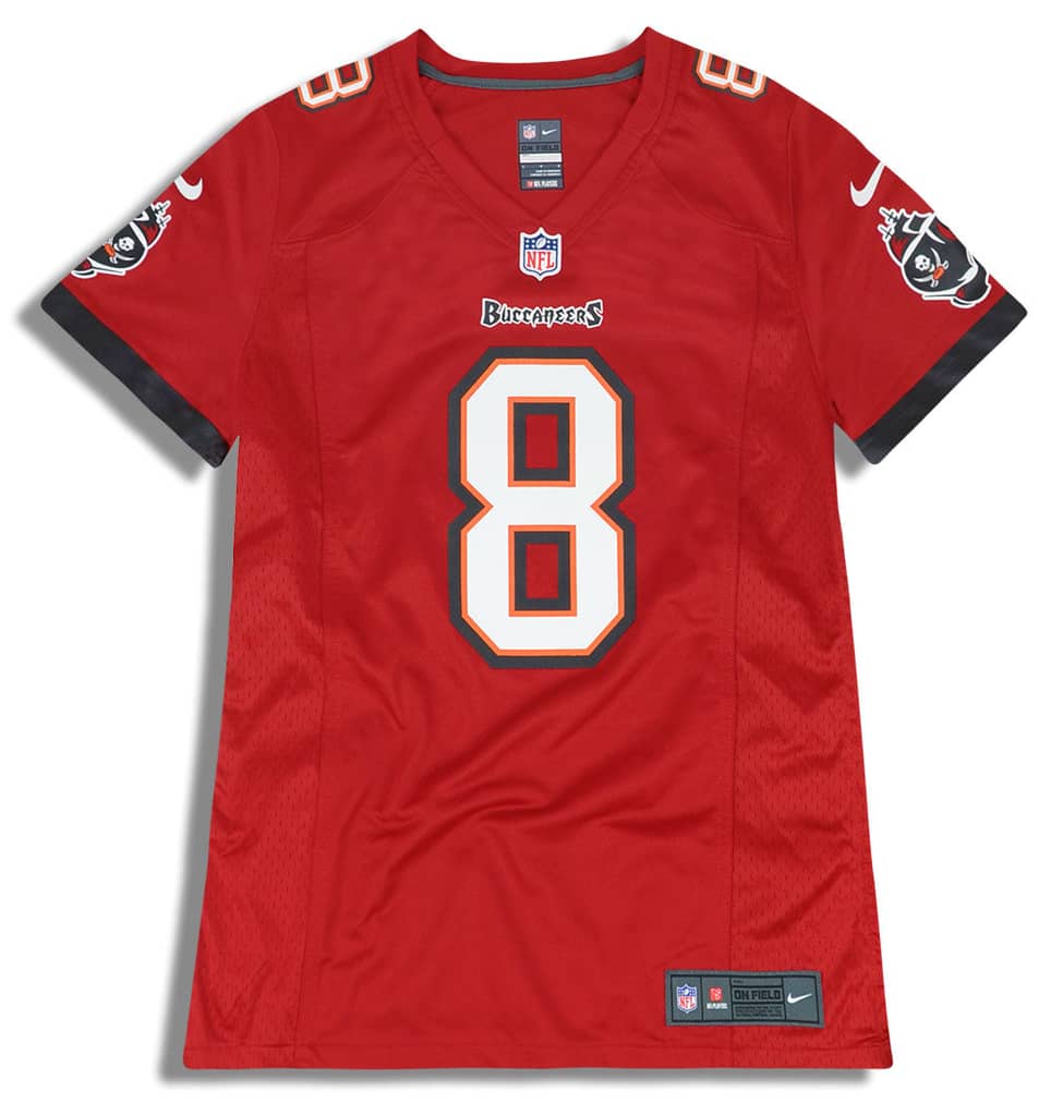 2013 Tampa Bay Buccaneers Glennon #8 Nike Game Jersey (Home) Womens (L)
