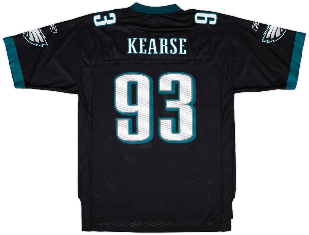 2005-06 Philadelphia Eagles Kearse #93 Reebok On Field Alternate Jersey - 9/10 - (L)