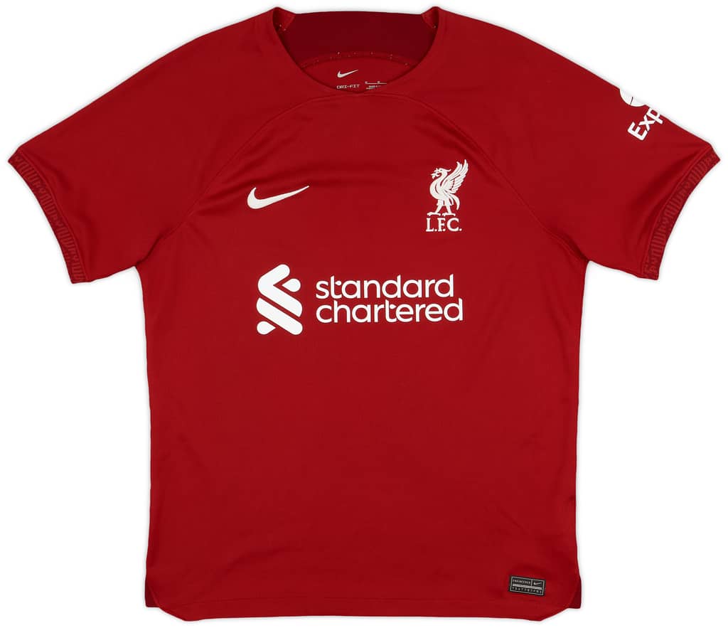 2022-23 Liverpool Home Shirt M.Salah #11 - 5/10 - (M)
