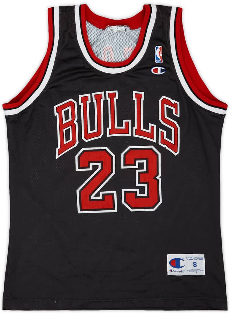 1997-98 Chicago Bulls Jordan #23 Champion Alternate Jersey - 8/10 - (S)