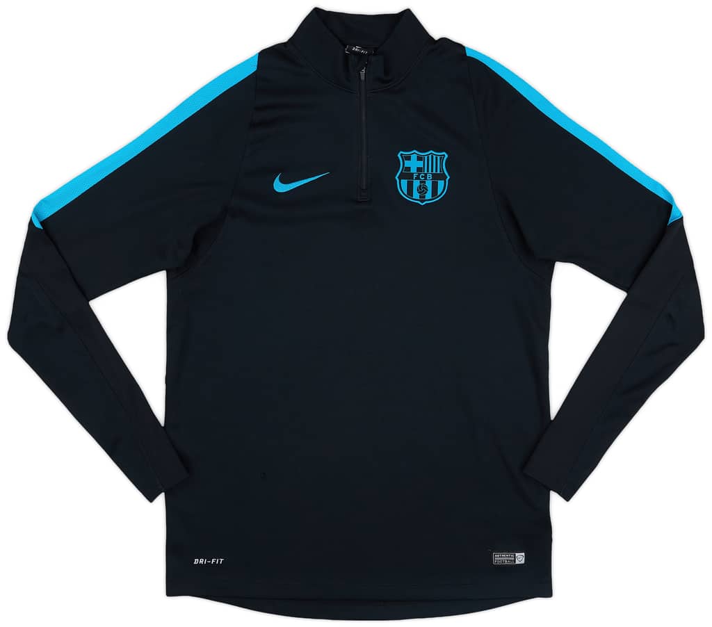 2015-16 Barcelona Nike 1/4 Zip Drill Top - 6/10 - (M)