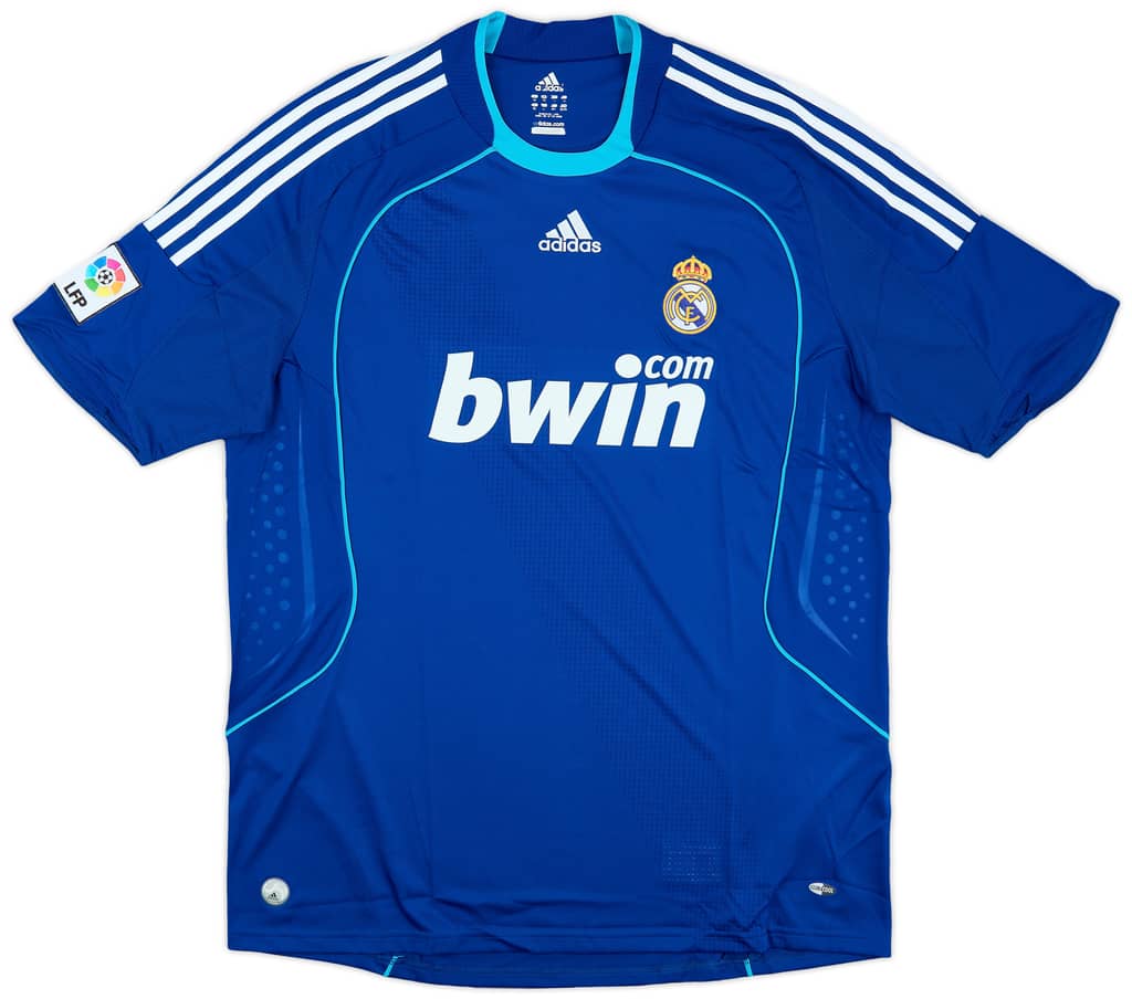 2008-09 Real Madrid Away Shirt Raul #9 (XL)