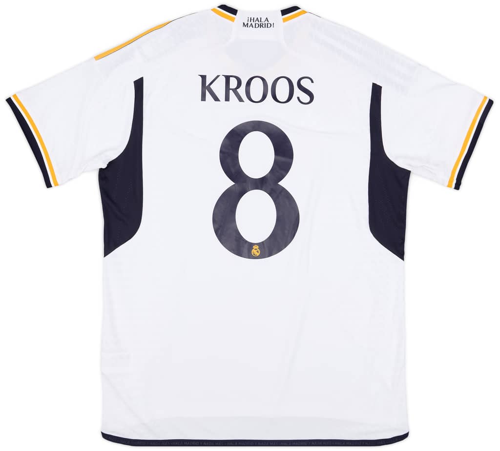 2023-24 Real Madrid Authentic Home CL Shirt Kroos #8 (XL)