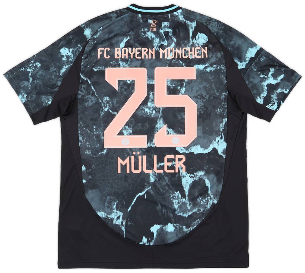 2024-25 Bayern Munich Away Shirt Muller #25