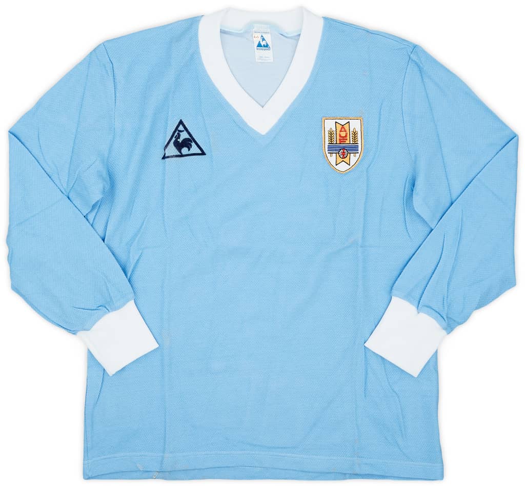 1986-90 Uruguay Home L/S Shirt - 6/10 - (S)