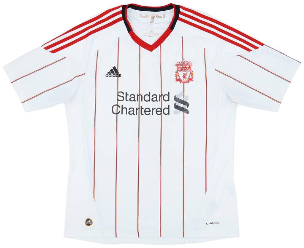 2010-11 Liverpool Away Shirt Gerrard #8 - 6/10 - (L)