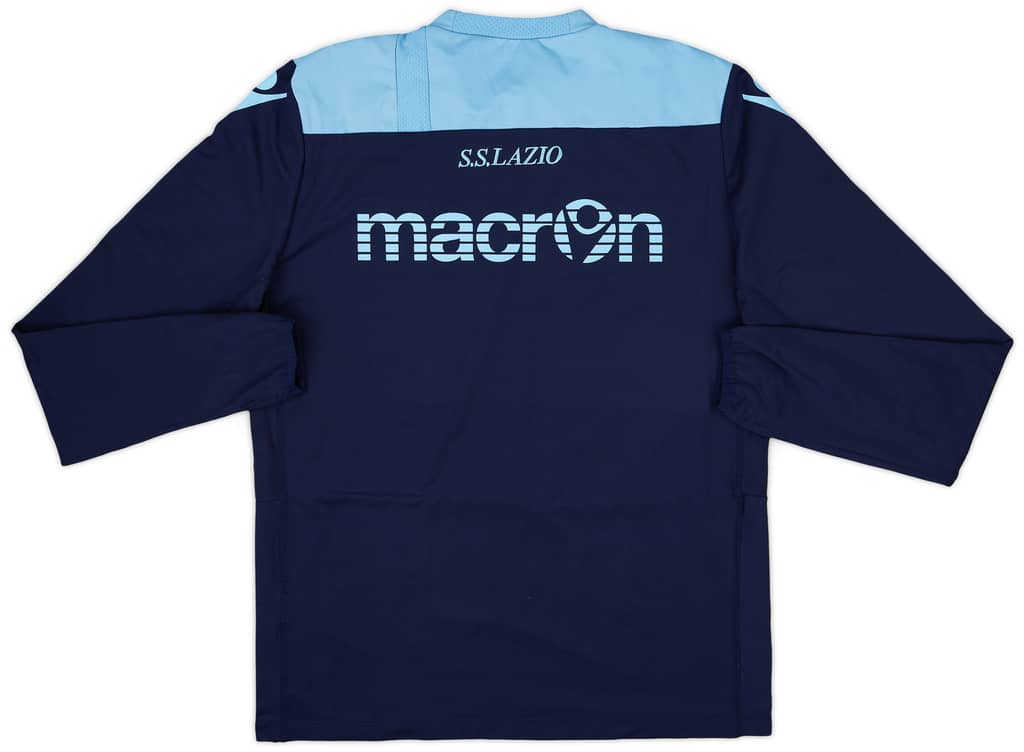 2016-17 Lazio Macron 1/4 Zip Training Top - 10/10 - (M)