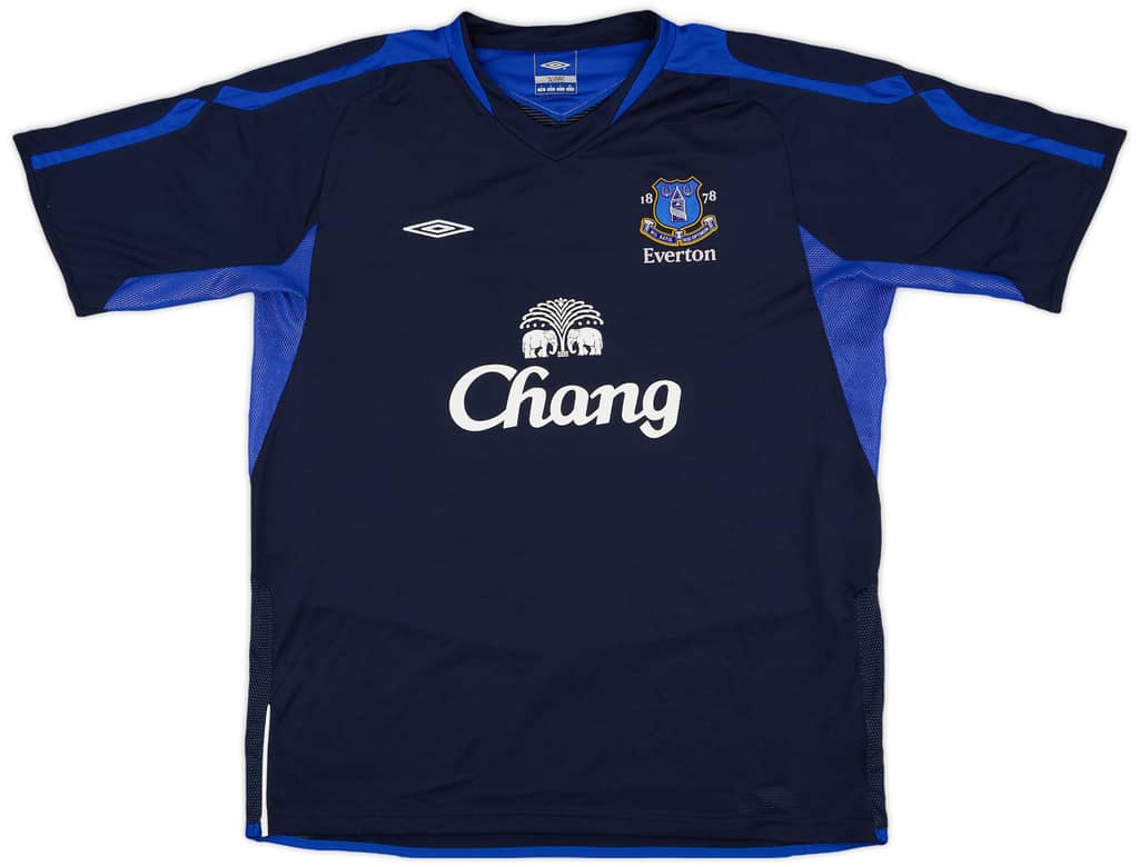 2005-06 Everton Umbro Training Shirt - 8/10 - (L)