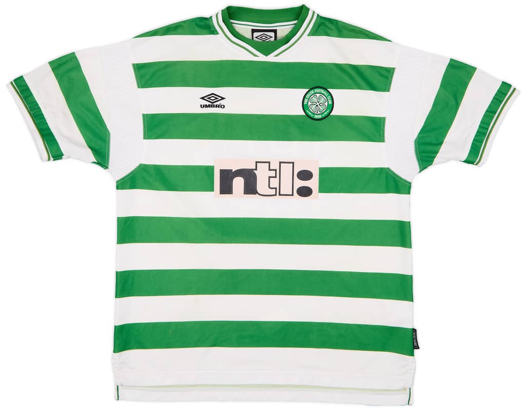 1999-01 Celtic Home Shirt Petrov #19 - 7/10 - (XXL)