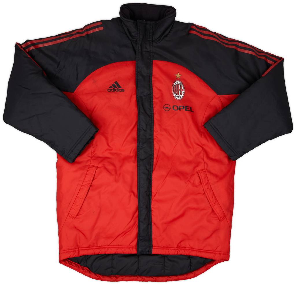 2001-02 AC Milan adidas Padded Bench Coat - 5/10 - (L)