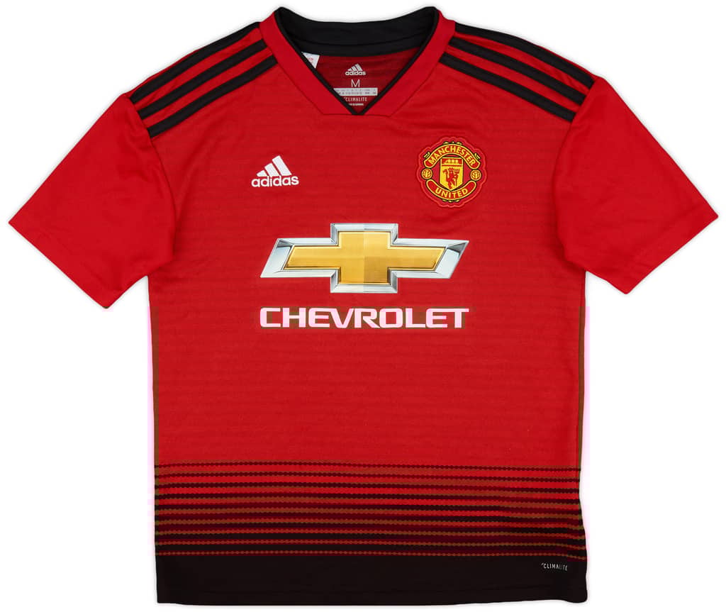 2018-19 Manchester United Home Shirt - 8/10 - (M.Boys)