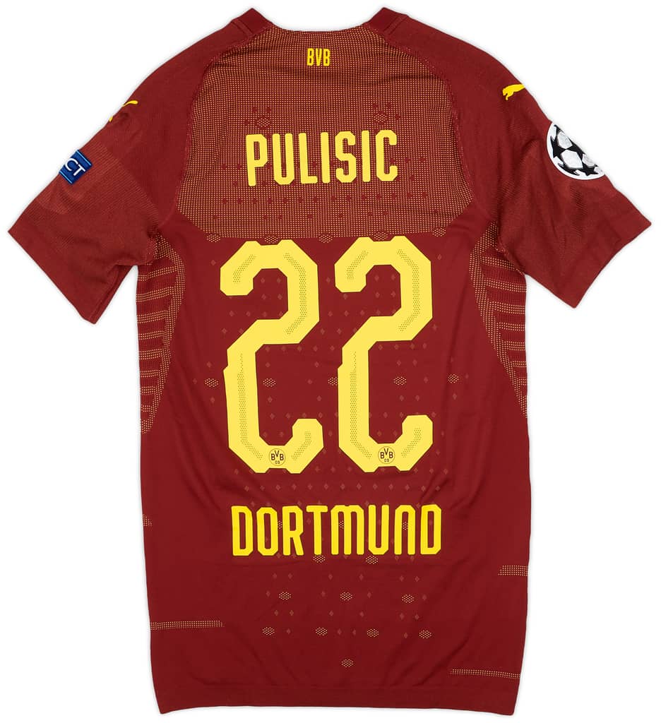 2018-19 Borussia Dortmund Player Issue Champions League Third Shirt Pulisic #22 - 8/10 - (L)