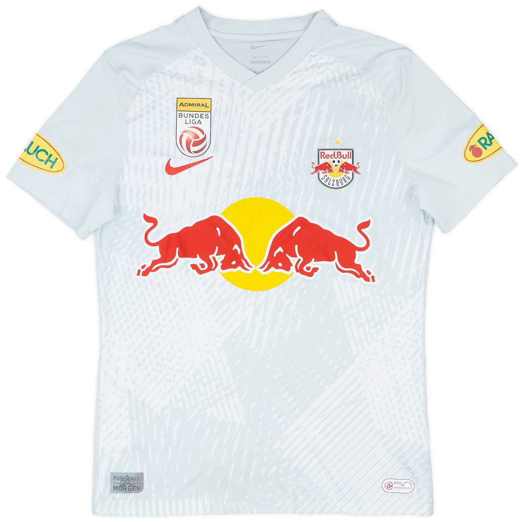 2023-24 Red Bull Salzburg Match Issue Home Shirt Kjærgaard #14